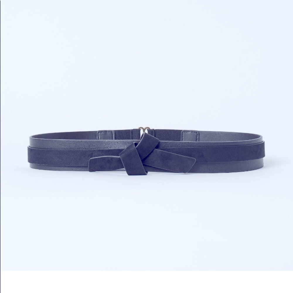 H&M Knot-detail Belt in Black (XS) New Without Tags